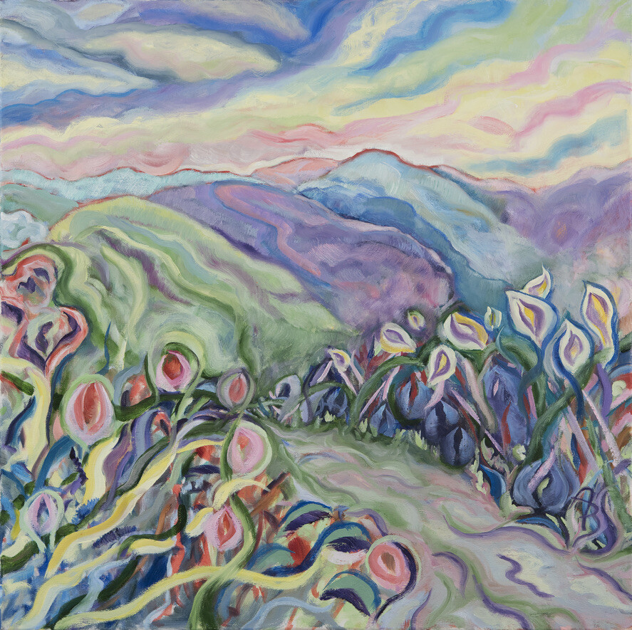 Kilimanjaro (2 of 2), oil on canvas painting by Angela Beekers-Uberoi
