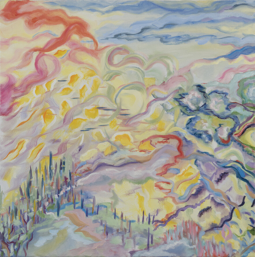 Kilimanjaro (1 of 2), oil on canvas painting by Angela Beekers-Uberoi